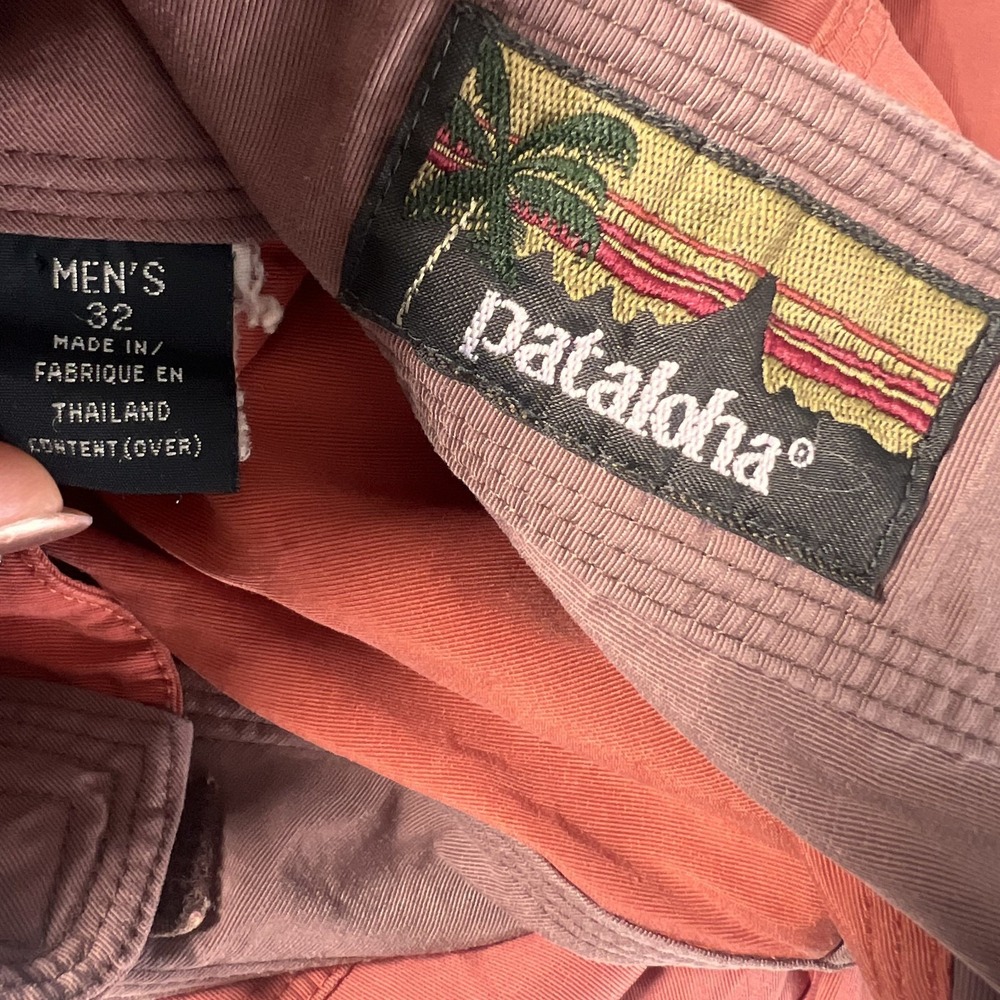 Vintage Patagonia Pataloha Board Shorts Mens 32 Orange Swim Trunks Nylon Surf - Picture 7 of 8